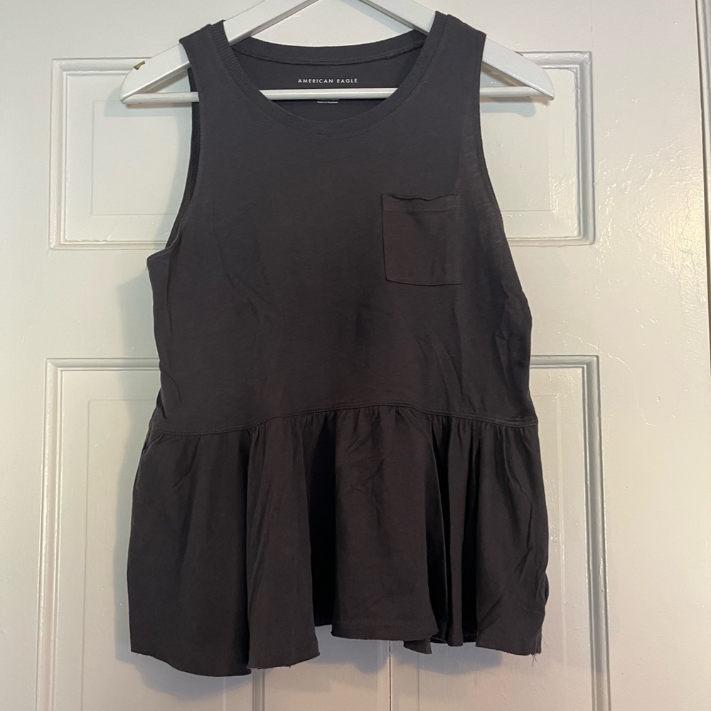 American Eagle Grey Tank Top